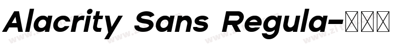 Alacrity Sans Regula字体转换 Alacrity Sans Regula字体转换